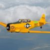 Yellow WWII Airplane Diamond Painting