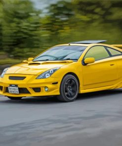 Yellow Celica Diamond Painting