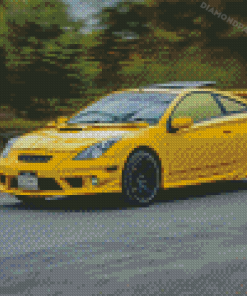 Yellow Celica Diamond Painting