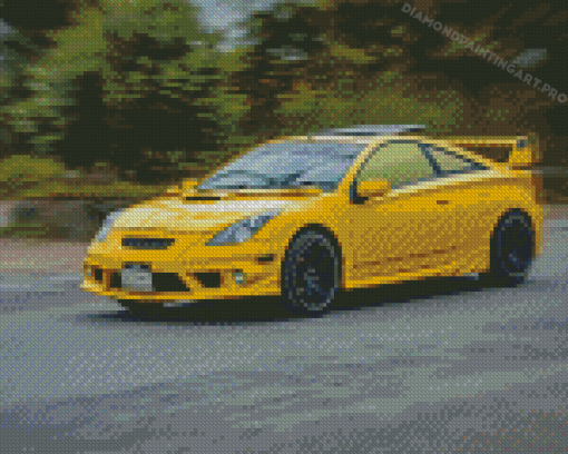 Yellow Celica Diamond Painting