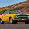 Yellow Plymouth Road Runner Diamond Painting