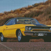 Yellow Plymouth Road Runner Diamond Painting