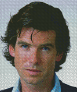 Young Pierce Brosnan Diamond Painting