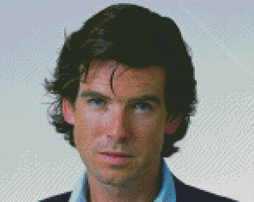 Young Pierce Brosnan Diamond Painting