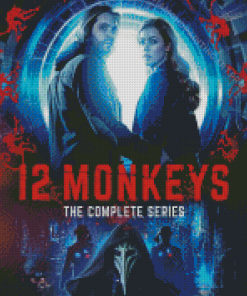 12 Monkeys Movie Diamond Painting