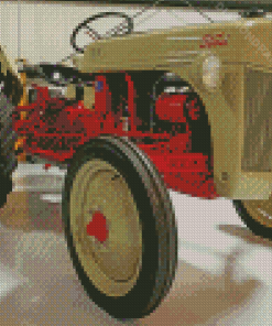 1950 Ford 8N Tractor Engine Diamond Painting