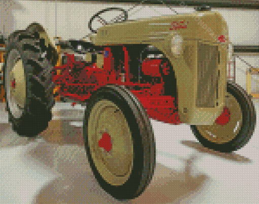 1950 Ford 8N Tractor Engine Diamond Painting