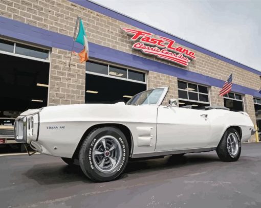 1969 Pontiac Firebird Classic Car Diamond Painting