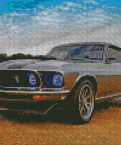 1969 Ford Mustang Fastback Car Diamond Painting