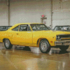 1970 Yellow Plymouth Roadrunner Diamond Painting