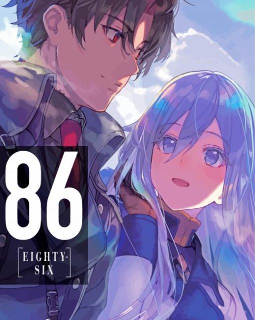 86 Eighty Six Anime Poster Diamond Painting