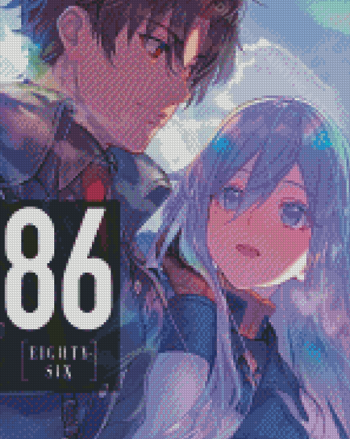 86 Eighty Six Anime Poster Diamond Painting