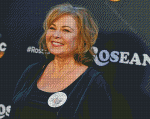 Actress And Comedian Roseanne Barr Diamond Painting