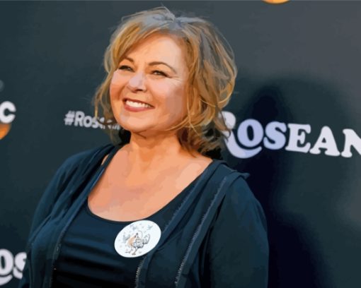 Actress And Comedian Roseanne Barr Diamond Painting