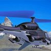 Airwolf Aircraft Diamond Painting