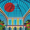 Alexandra Palace London Travel Poster Diamond Painting