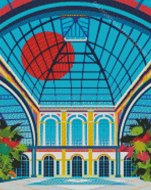 Alexandra Palace London Travel Poster Diamond Painting