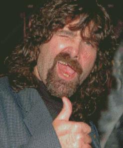 American Actor Mick Foley Diamond Painting