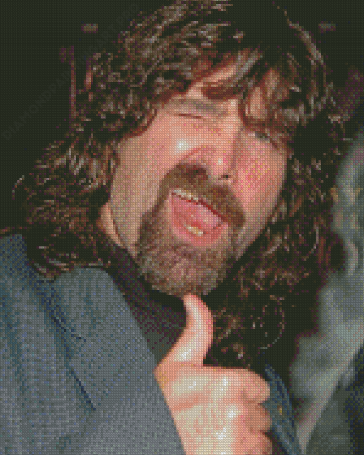 American Actor Mick Foley Diamond Painting