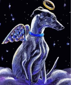 Angel Dog Art Diamond Painting