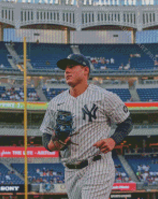 Anthony Rizzo At The Yankees Stadium Diamond Painting