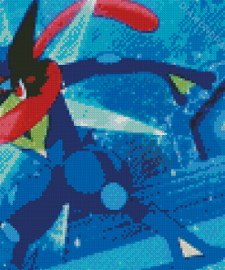 Ash Greninja Diamond Painting