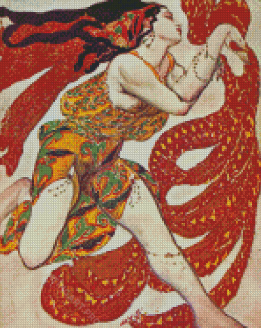 Bacchante By Leon Bakst Diamond Painting