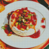 Baked Brie With Pomegranate And Pistachios Diamond Painting