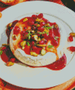 Baked Brie With Pomegranate And Pistachios Diamond Painting