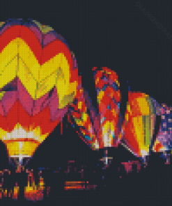 Balloon Fiesta Night Diamond Painting