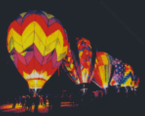 Balloon Fiesta Night Diamond Painting