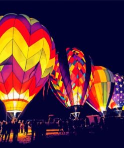 Balloon Fiesta Night Diamond Painting