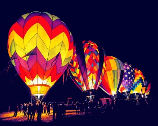 Balloon Fiesta Night Diamond Painting