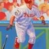 Baseball Player Home Run Diamond Painting