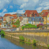 Bergerac Town Diamond Painting