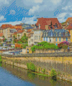 Bergerac Town Diamond Painting