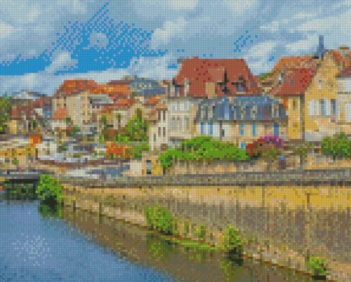 Bergerac Town Diamond Painting