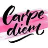 Black And Pink Carpe Diem Diamond Painting