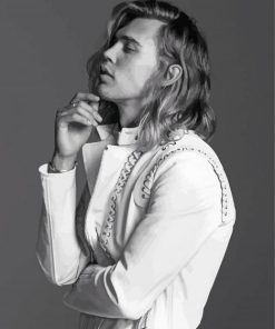 Black And White Austin Butler With Long Hair Diamond Painting