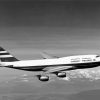 Black And White Boeing 747 Plane Diamond Painting