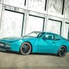 Blue Porsche 944 Car Diamond Painting