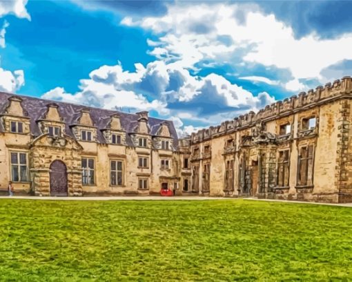 Bolsover Castle Building Diamond Painting