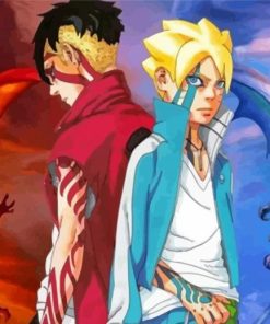 Boruto And Kawaki Anime Diamond Painting