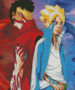 Boruto And Kawaki Anime Diamond Painting