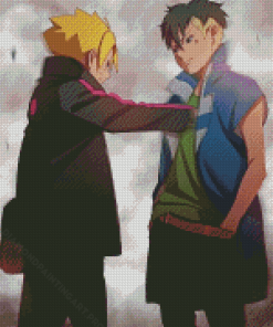 Boruto And Kawaki Characters Diamond Painting