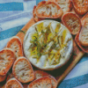 Camembert With Olive Oil Diamond Painting