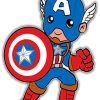 Cartoon Captain America Avengers Diamond Painting