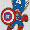 Cartoon Captain America Avengers Diamond Painting