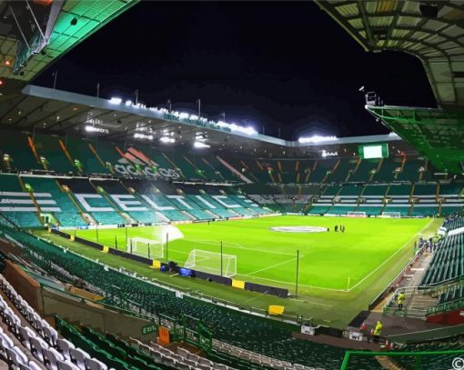 Celtic Park At Night Diamond Painting