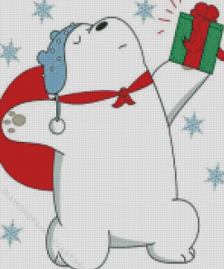 Christmas Ice Bear Diamond Painting